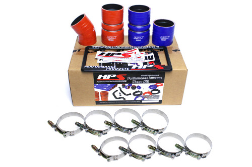 HPS Performance High Temp Reinforced Silicone Intercooler Hose Boots Kit for Ford 2003-2004 F450 Superduty 6.0L PowerStroke Diesel HPS Performance High Temp Reinforced Silicone Intercooler Hose Boots Kit for Ford 2003-2004 F450 Superduty 6.0L PowerStroke Diesel
