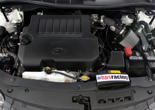 HPS Black Shortram Air Intake + Heat Shield for 07-17 Toyota Camry 3.5L V6