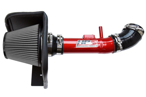 HPS Red Shortram Air Intake Kit with Heat Shield for 04-09 Mazda B4000 4.0L V6