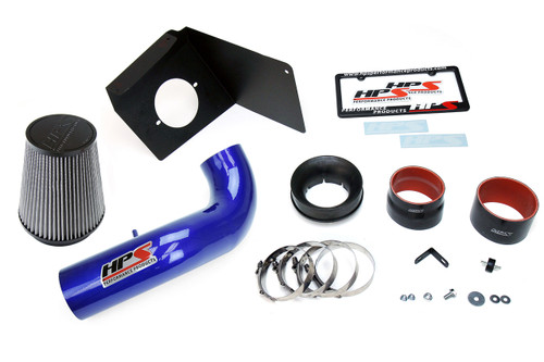 HPS Blue Air Intake Kit + Heat Shield for 07-08 Chevy Tahoe 4.8L 5.3L V8 HPS Blue Air Intake Kit + Heat Shield for 07-08 Chevy Tahoe 4.8L 5.3L V8