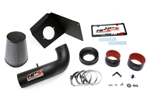 HPS Black Air Intake Kit + Heat Shield for 07-08 Chevy Silverado 1500 4.8L 5.3L 6.0L V8 HPS Black Air Intake Kit + Heat Shield for 07-08 Chevy Silverado 1500 4.8L 5.3L 6.0L V8