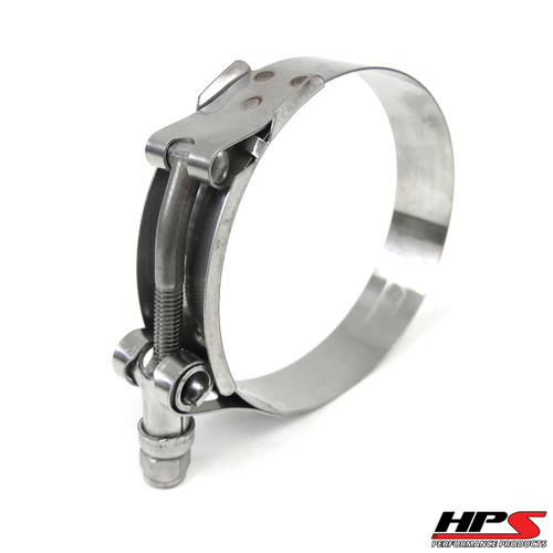 HPS Performance Stainless Steel T-Bolt Clamp SAE 88 for 3-5/8" ID hose - Effective Size: 3.86"-4.25"
