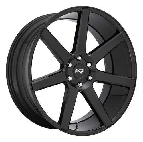 NICHE Future M230 22x9.5 30 BL -Gloss BLK 6x135