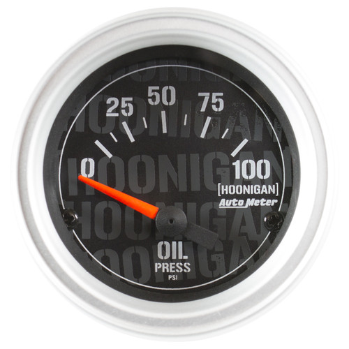 AutoMeter Gauge Oil Pressure 2 1/16" 100Psi Electric Hoonigan