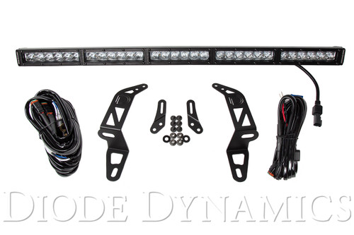 Diode Dynamics Jeep 2018 SS30 Bumper LED Kit White Driving Single