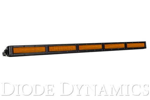 Diode Dynamics 30 Inch LED Light Bar  Single Row Straight Amber Flood Each Stage Series