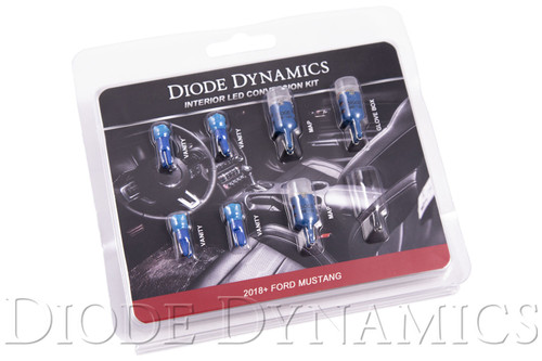 Diode Dynamics Mustang Interior LED Light Kit 18-19 Mustang Stage 2 Blue