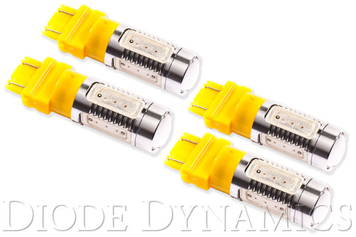 Diode Dynamics 3157 LED Bulb HP11 LED Amber Set of 4