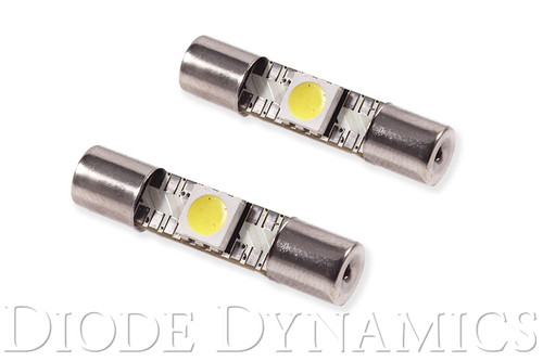Diode Dynamics 28mm SMF1 LED Bulb Green Pair Diode Dynamics 28mm SMF1 LED Bulb Green Pair
