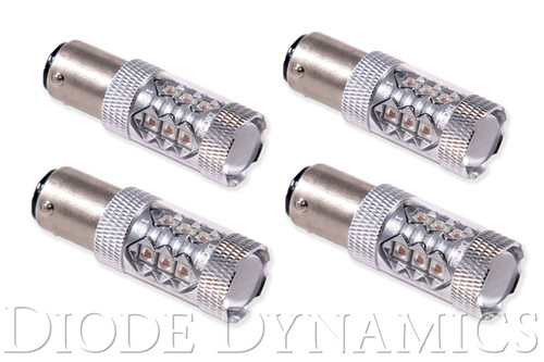Diode Dynamics 1157 LED Bulb XP80 LED Red Four