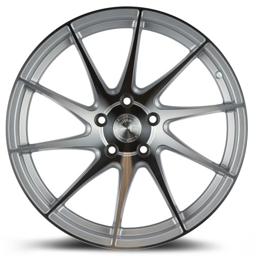 Aodhan Wheels AH09 18x8.5 (Driver Side) 5x114.3 +35 Gloss Silver Machined Face