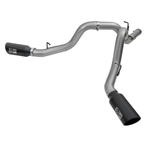aFe Large Bore-HD DPF-Back Exhaust System for GM Diesel Trucks 2016 V8-6.6L (td) LML