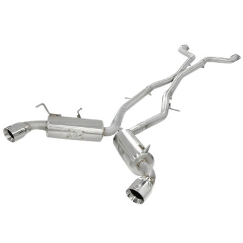 Takeda Dual Cat-Back w/ Polished Tips for Nissan 370Z '09-'13 Takeda Dual Cat-Back w/ Polished Tips for Nissan 370Z '09-'13