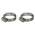 aFe Magnum FORCE Replacement Clamp Kit for SAE #012 MINI (11/16 IN ID to 1-1/4 IN ID Range) Pair