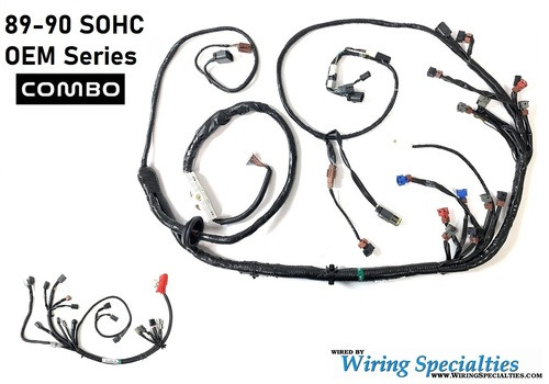 Wiring Specialties 89-90 S13 KA24E SOHC Wiring Harness COMBO for S13