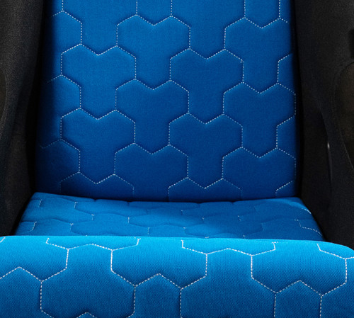 NRG FRP Bucket Seat Cushion Multi Color Geometric