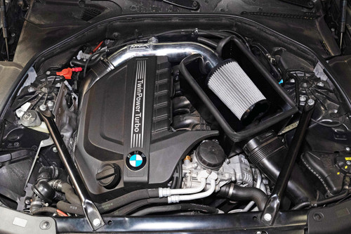 Kit Admission Courte HPS Performance Pour BMW 335i N55 2011-2013 - Poli Aluminium - Direct Fit