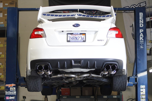 MXP Comp RS Cat-Back Exhaust Quad Tip Subaru STI (2015-ON) Sedan ...