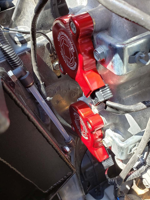 Verus Engineering Cam Sensor Cover Kit, Set of 4, Anodized Red - FA20 ...