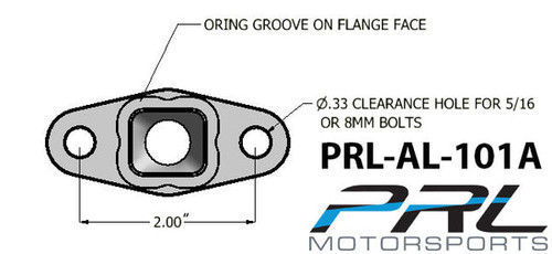 10AN 45 Degree Turbo Oil Drain Flange Kit BorgWarner EFR Series