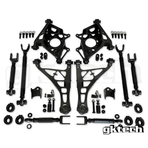 Svenubee 14-Piece Front Suspension Kit For Infiniti G35 & Nissan 350Z – Upper/Lower Control Arms, Tie Rods, Stabilizer Links