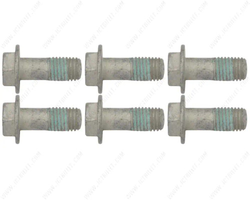 Ict Billet 6pc Extended Length Ls Flexplate Flywheel Adapter Bolts Set