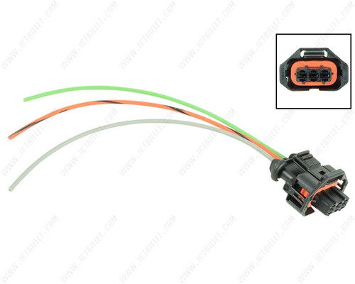 ICT Billet LS Gen 4 MAP Sensor Manifold Absolute Pressure Connector ...