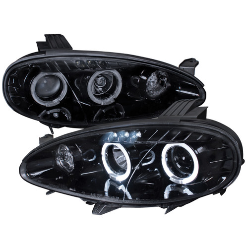 2001-2005 Mazda Miata MX-5 Dual Halo Projector Headlights (Chrome