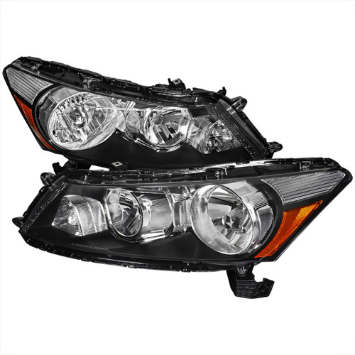 Honda Accord Sedan 2008-2012 Black Headlights | A103T02Y102 Honda Accord Sedan 2008-2012 Black Headlights | A103T02Y102