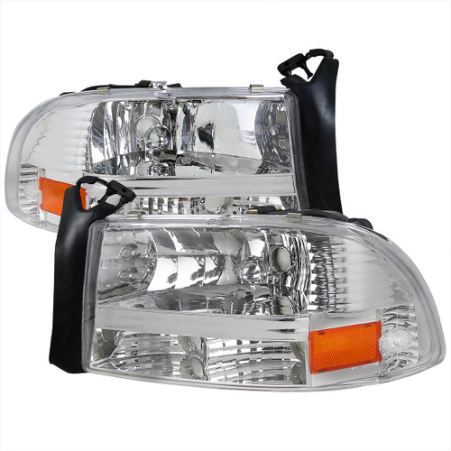 Headlights For Dodge Dakota Pair Of Black Housing Headlights For 1997-2004 Dodge Dakota & 1998-2003 Durango Headlight Assemblies For 2002 Dodge Dakota Headlights For Dodge Dakota Pair Of Black Housing Headlights For 1997-2004 Dodge Dakota & 1998-2003 Durango Headlight Assemblies For 2002 Dodge Dakota