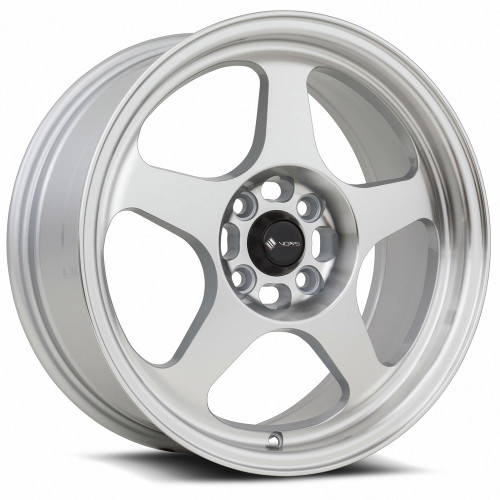 Vors SP1 Silver Machine Face Lip 16x7 38 4x100/4x114.3 73.1 - Enjuku Racing