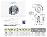 BorgWarner Turbocharger S300SX3 T4 A/R .91 66mm Inducer