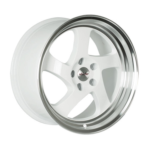Whistler Wheels KR1 White/Machined Lip 18x9.5 | Enjuku Racing