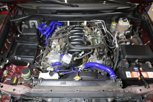HPS Performance 57-1748-BLUE Blue Silicone Engine Oil Cooler Coolant Hose Kit 1 Pack