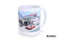 Tomei  Mug White B120/910/C210 Gas Station