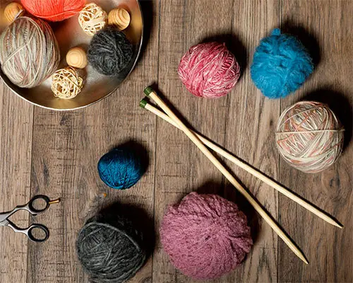 Marcadores de punto YARN BALLS para tejer o ganchillo conjunto de 6 crochet  de lana de punto -  México