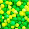 14-Multicolor/14-Verde/Amarillo Flurescente