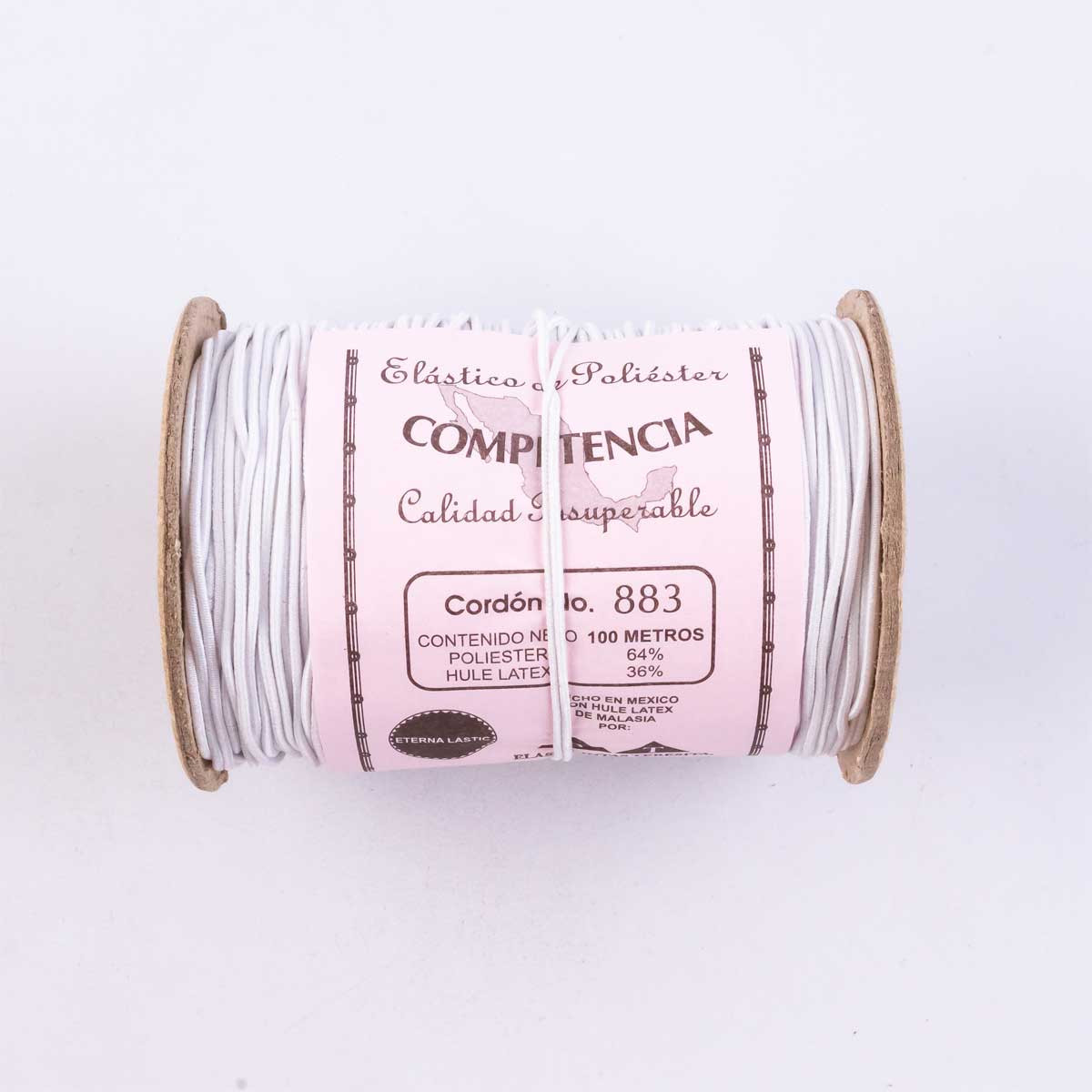 Encuentra Cordón Elástico Blanco 100 m 883-B en Selanusa