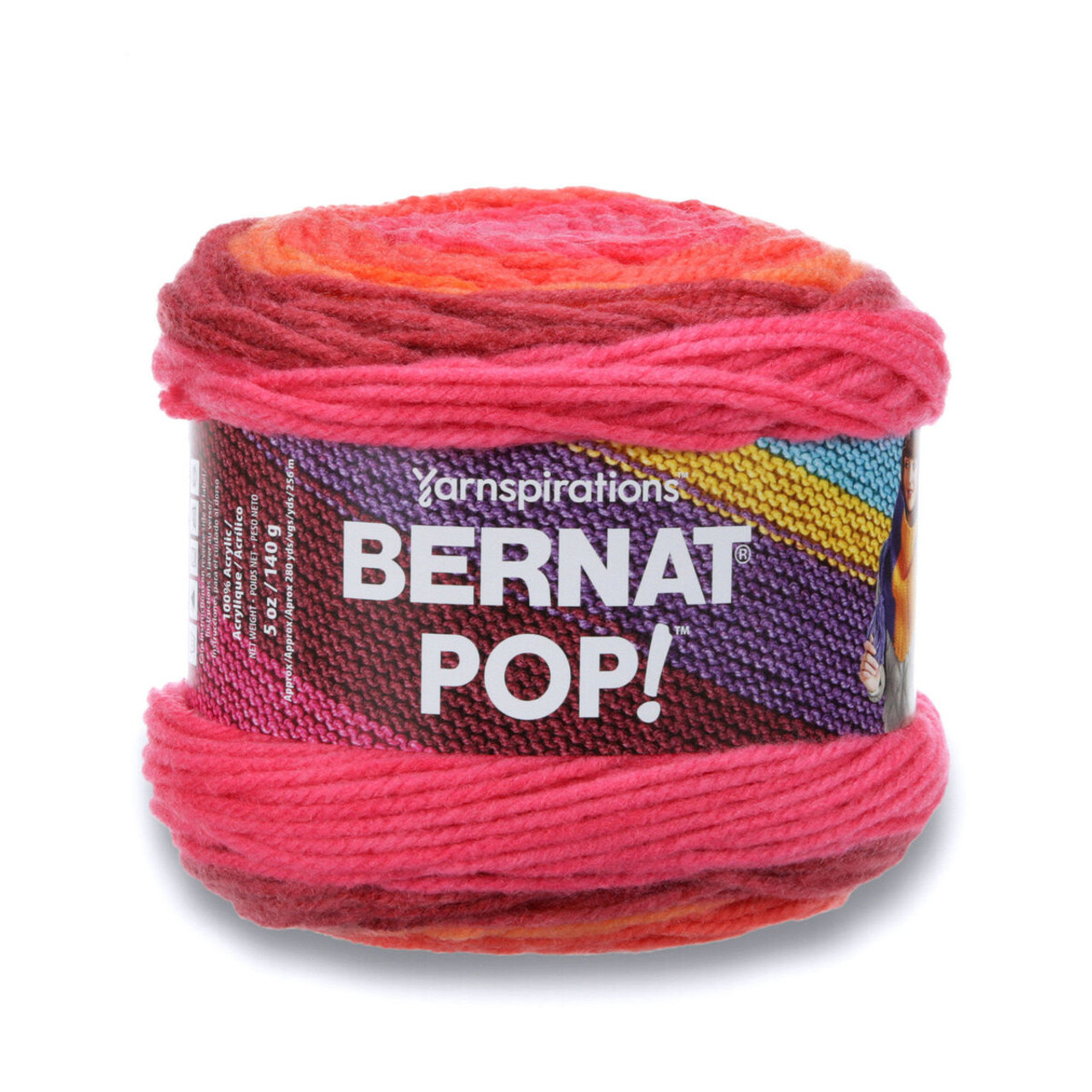 Bernat Softee madeja de lana gruesa, rosado bebé, Paquete de 2