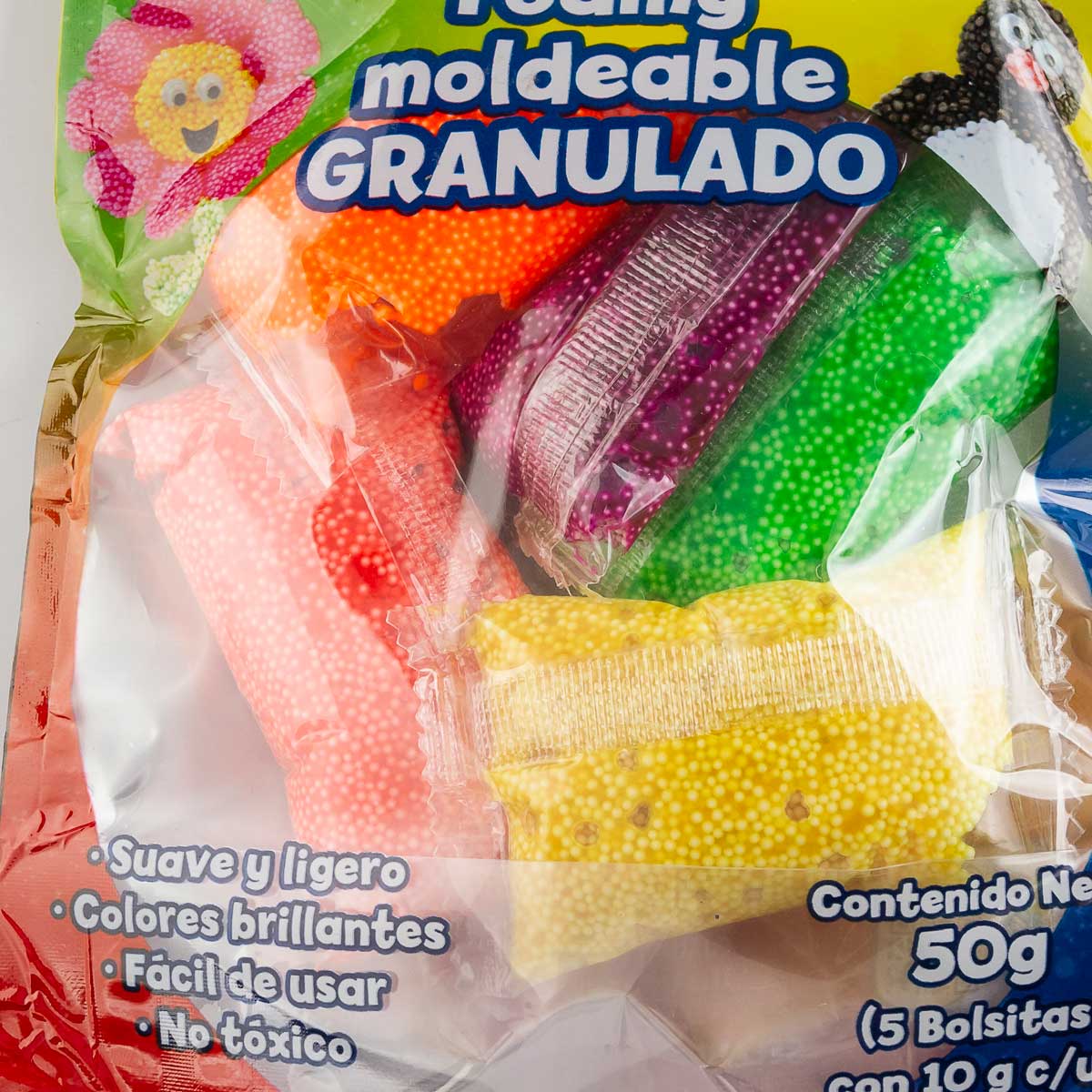 Foamy Moldeable X 5 U. - Packs Colores Únicos