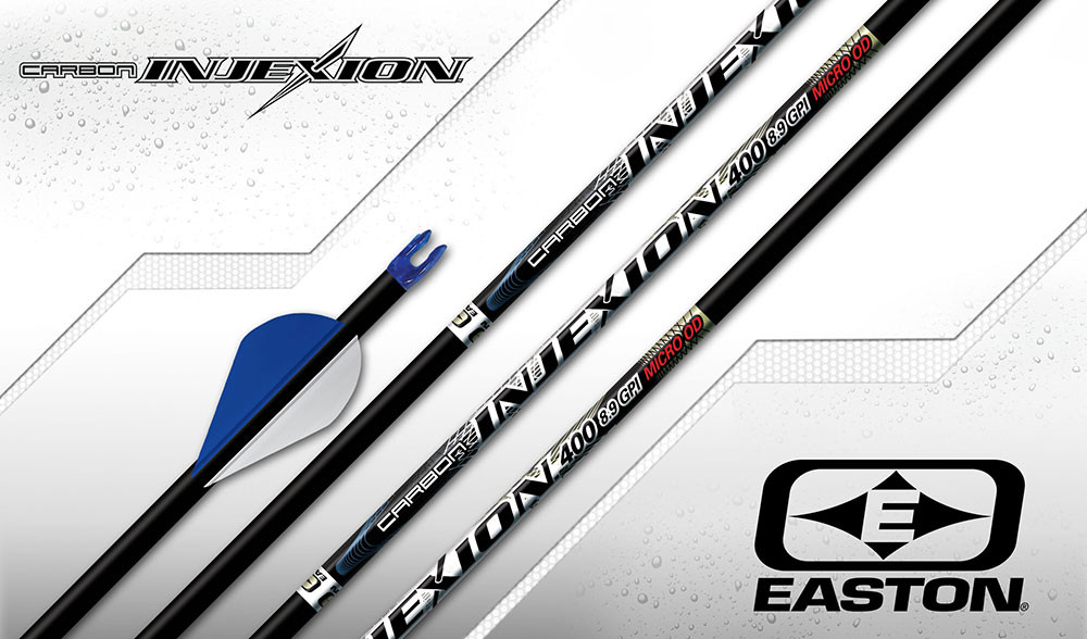 Easton 4MM Carbon Injexion Arrows Fletched ( 6 Pack) Mike's Archery