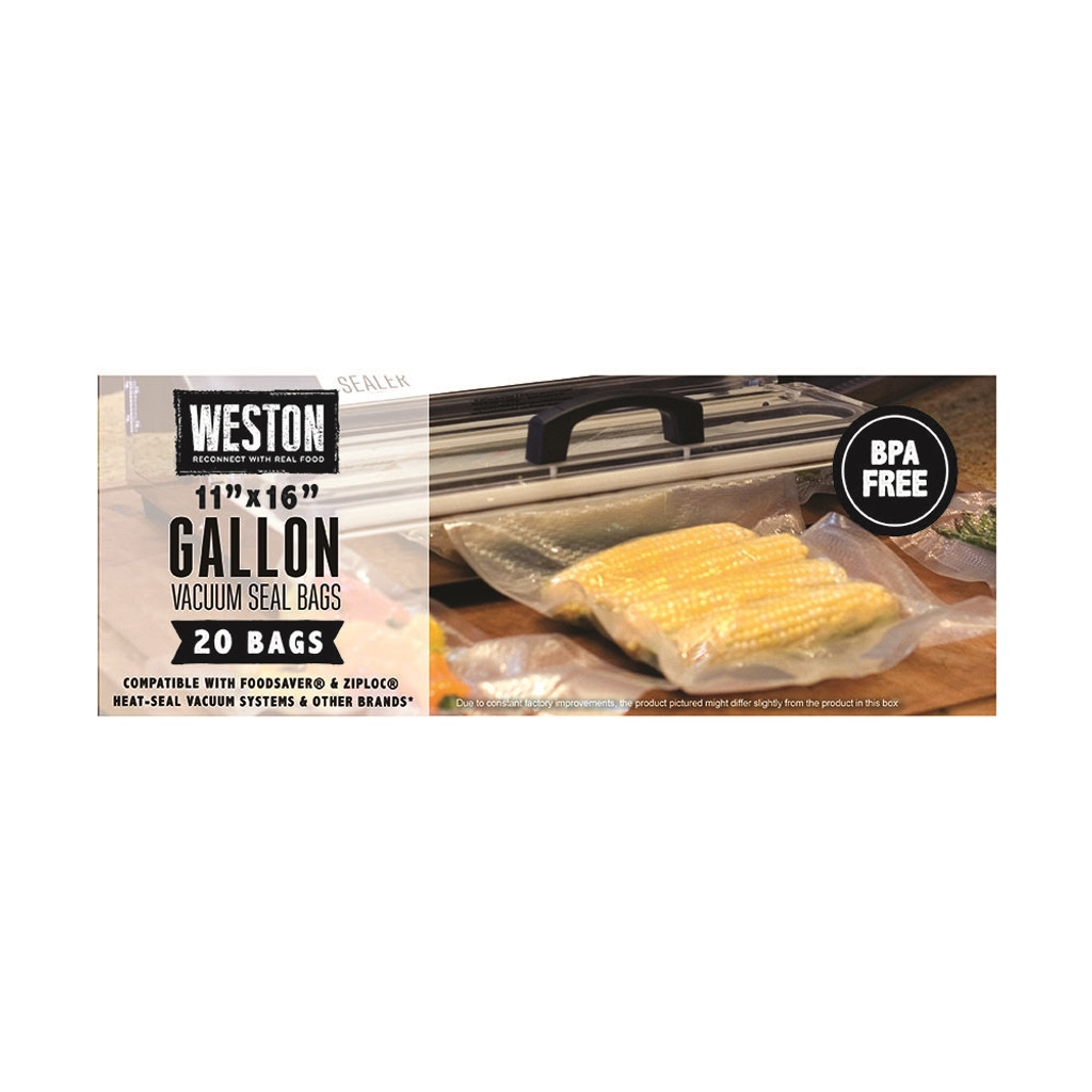 Weston Gallon 11 X 16 Vacuum Bags (20 Count)