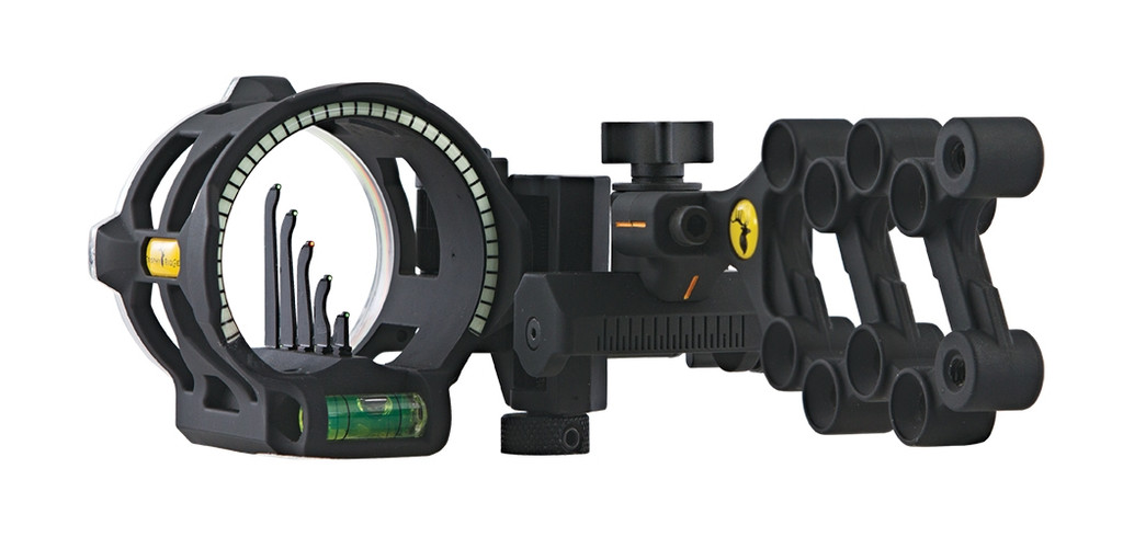 New Trophy Ridge React V5 Vertical In Line Pin Bow Sight RH Black AS845 -  Mike's Archery