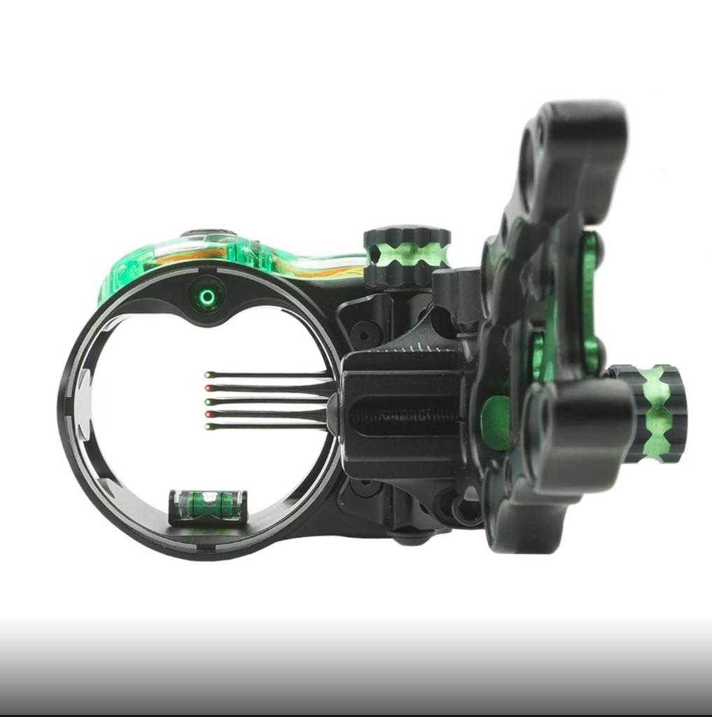 New IQ Micro Retina Lock BowSight 5 Pin (.019) Archery Compound RH