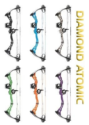 Diamond Archery Atomic Youth Compound Bow Pkg 629 LH Purple Mike's