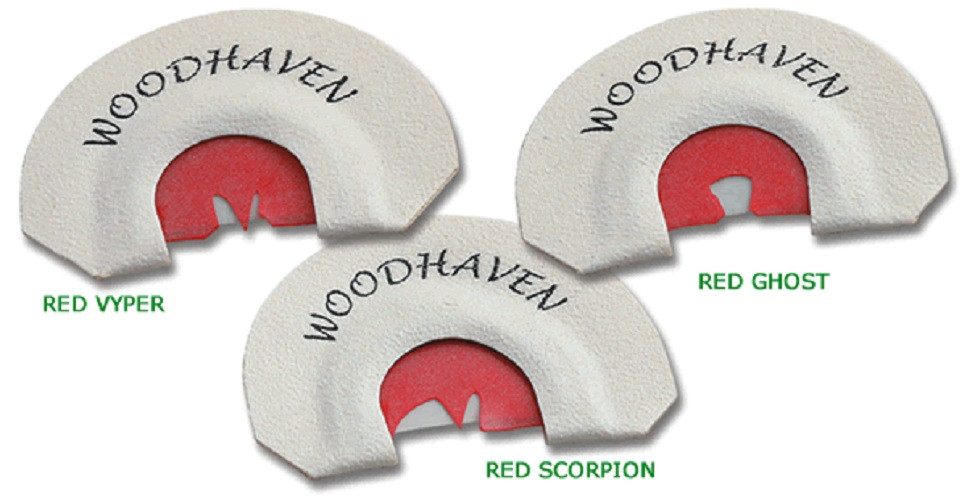 WoodHaven Custom Calls Red Zone 3 Pack Diaphragm Turkey Mouth