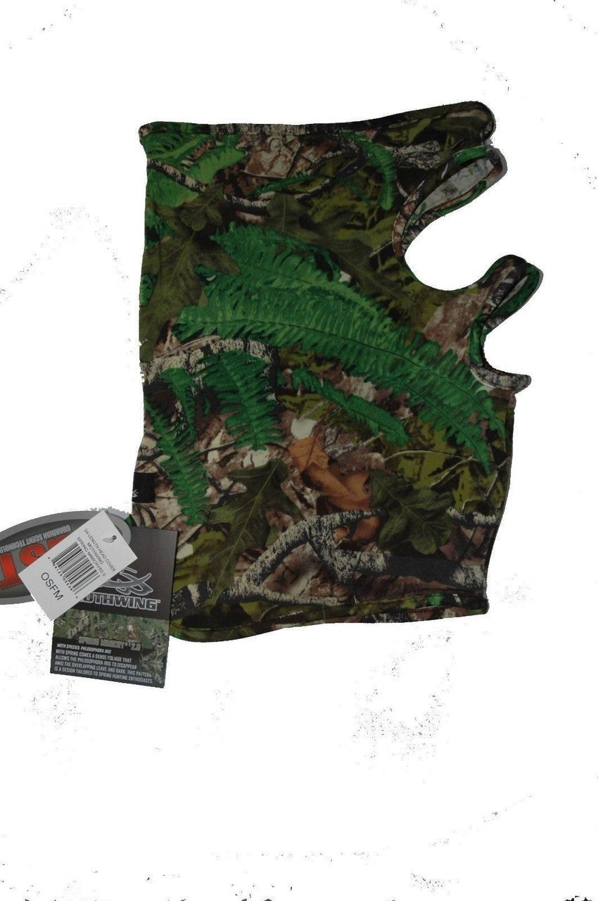 Mothwing Camo Spring Mimicry 2.0 3/4 Headcover Turkey Hunting Gear