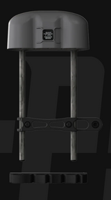 PSE 2 Piece CGM Mount 5 Arrow Charcoal Quiver