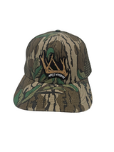 Mike's Archery Antler Logo Silicon Lost Hat Co. Slate (Mossy Oak Greenleaf)