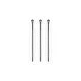 Novix Half Rack QuickStrap 18" Tie Down 3pk Olive Green